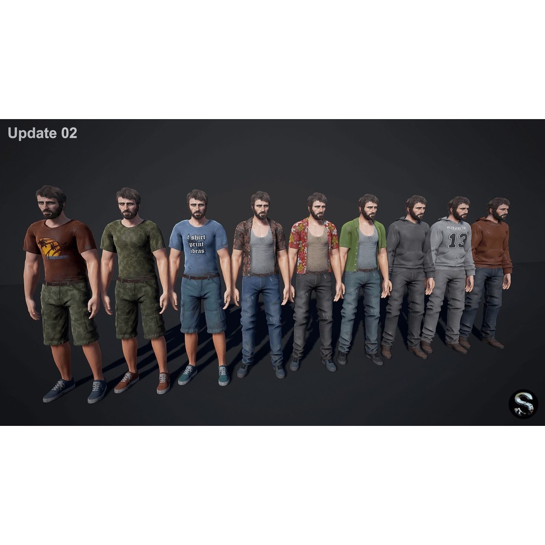 Personnel 3D Model – Low Poly Game Asset, Rigged for Unreal Engine
