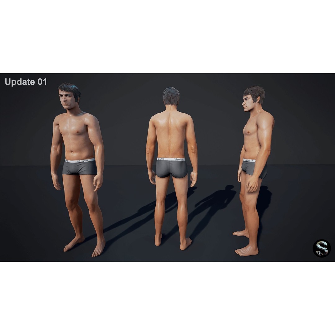 Personnel 3D Model – Low Poly Game Asset, Rigged for Unreal Engine - View 14