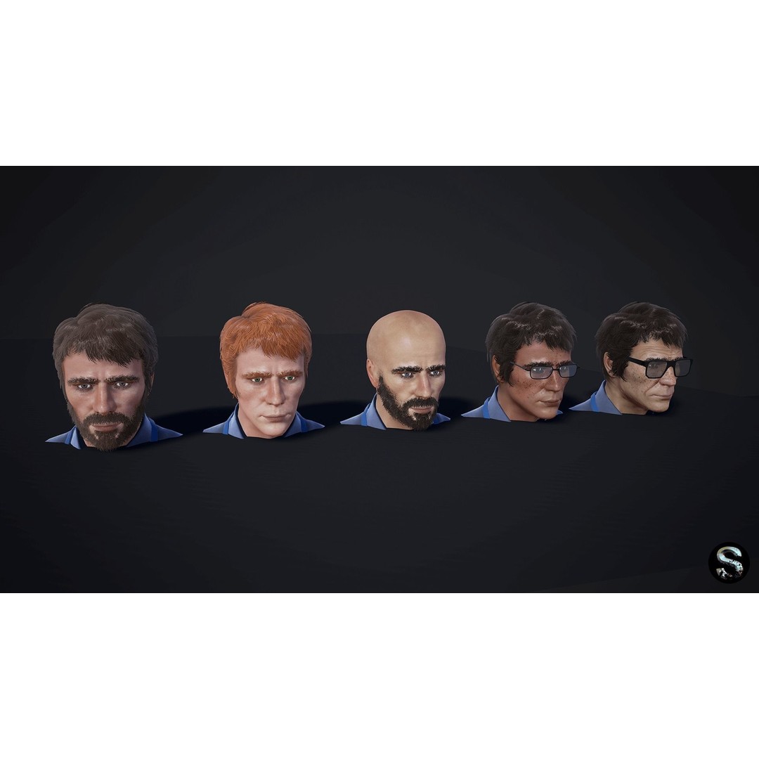 Personnel 3D Model – Low Poly Game Asset, Rigged for Unreal Engine - View 8