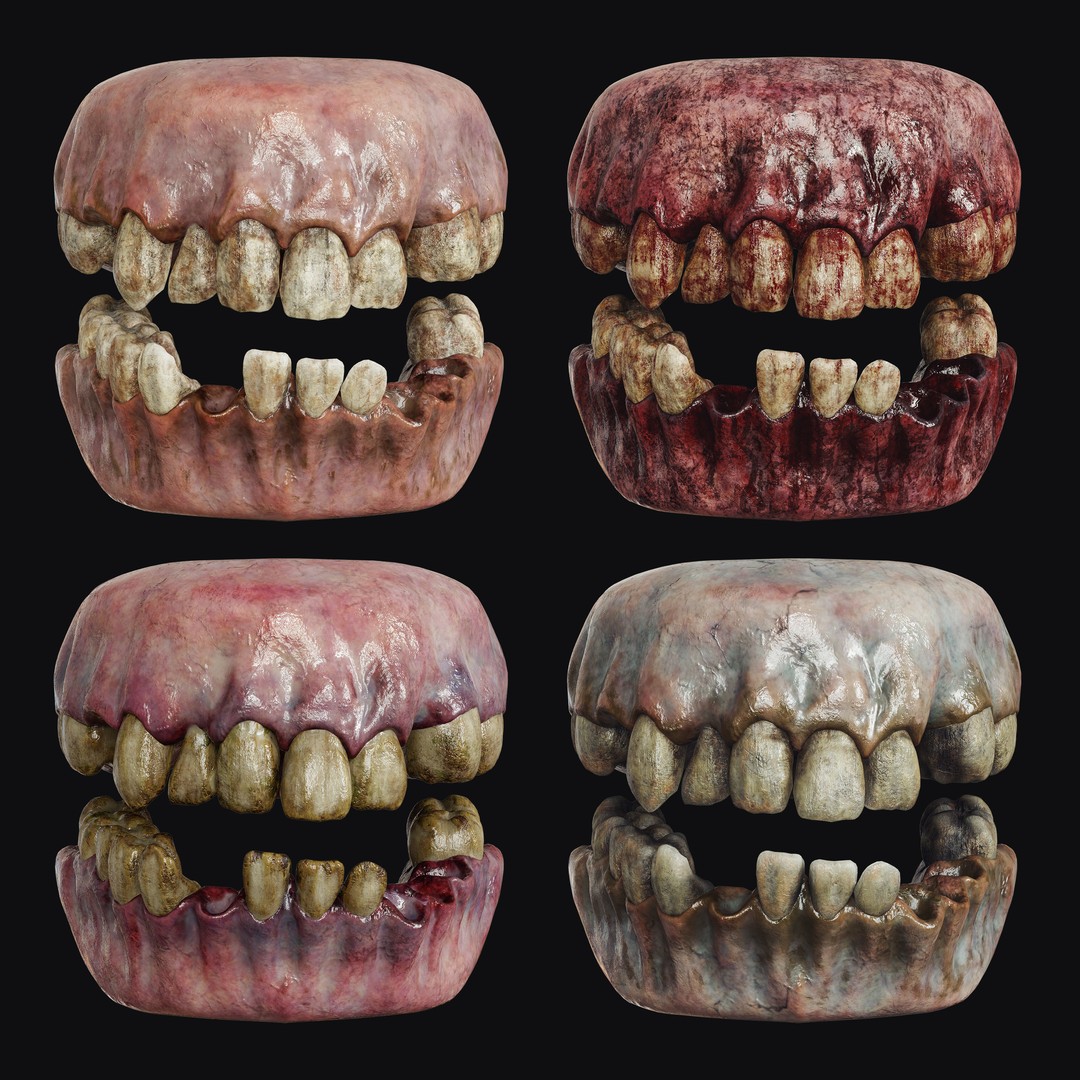 Horror Smart Materials 3D Model – Creepy Textures for Substance Painter