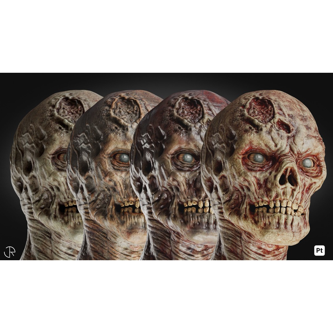 Horror Smart Materials 3D Model – Creepy Textures for Substance Painter - View 7