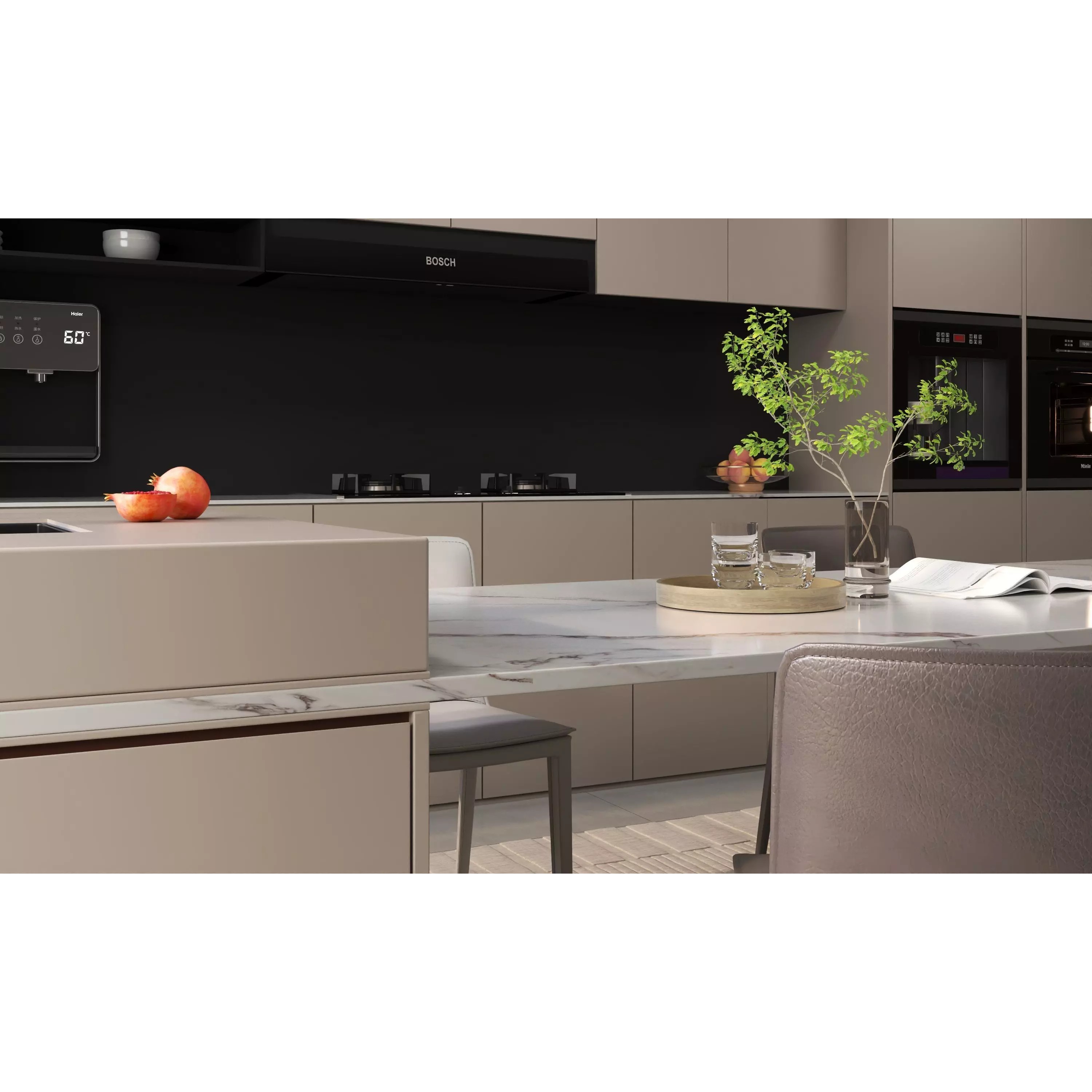 Kitchen Interior 01 - Game-Ready 3D Model - View 10