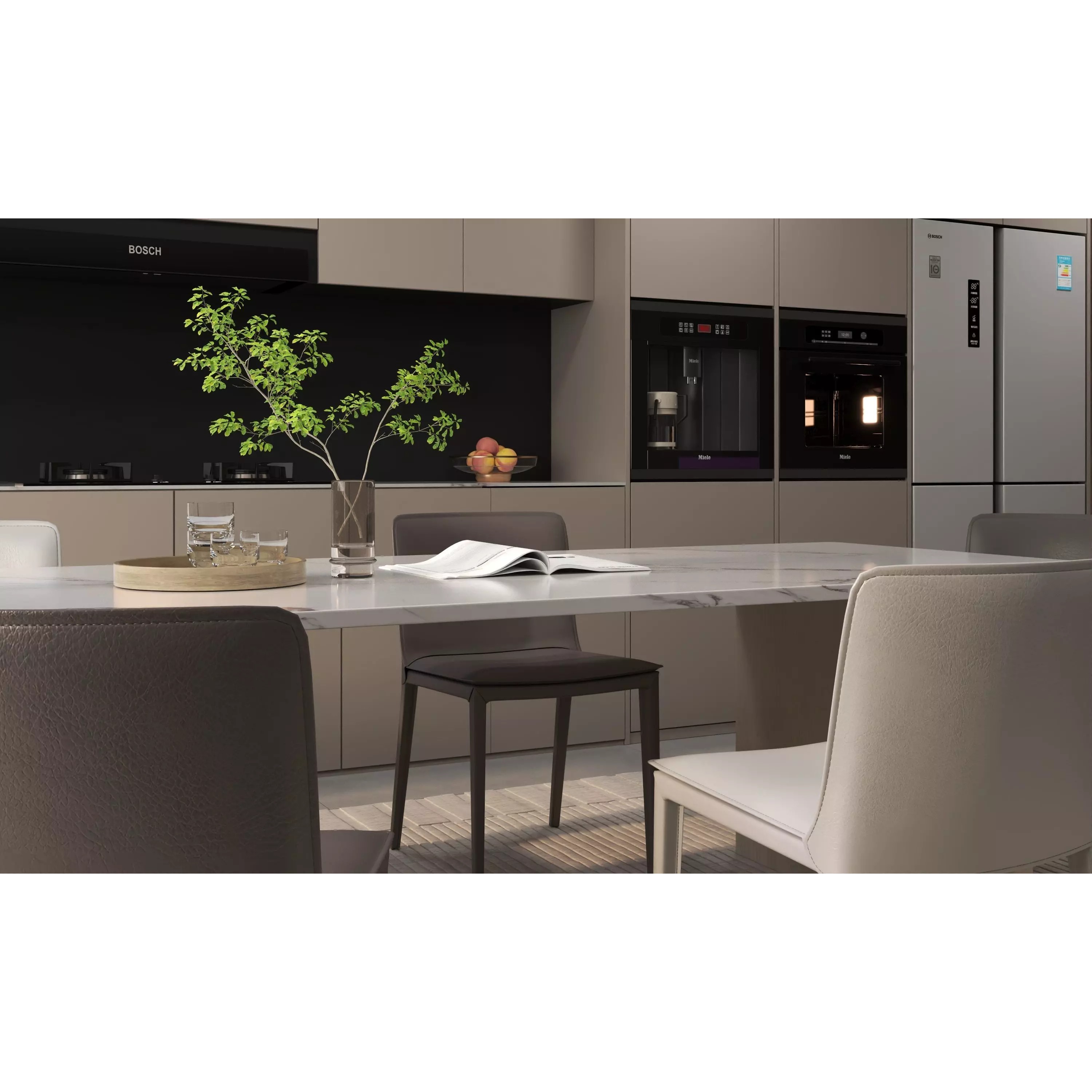 Kitchen Interior 01 - Game-Ready 3D Model - View 11