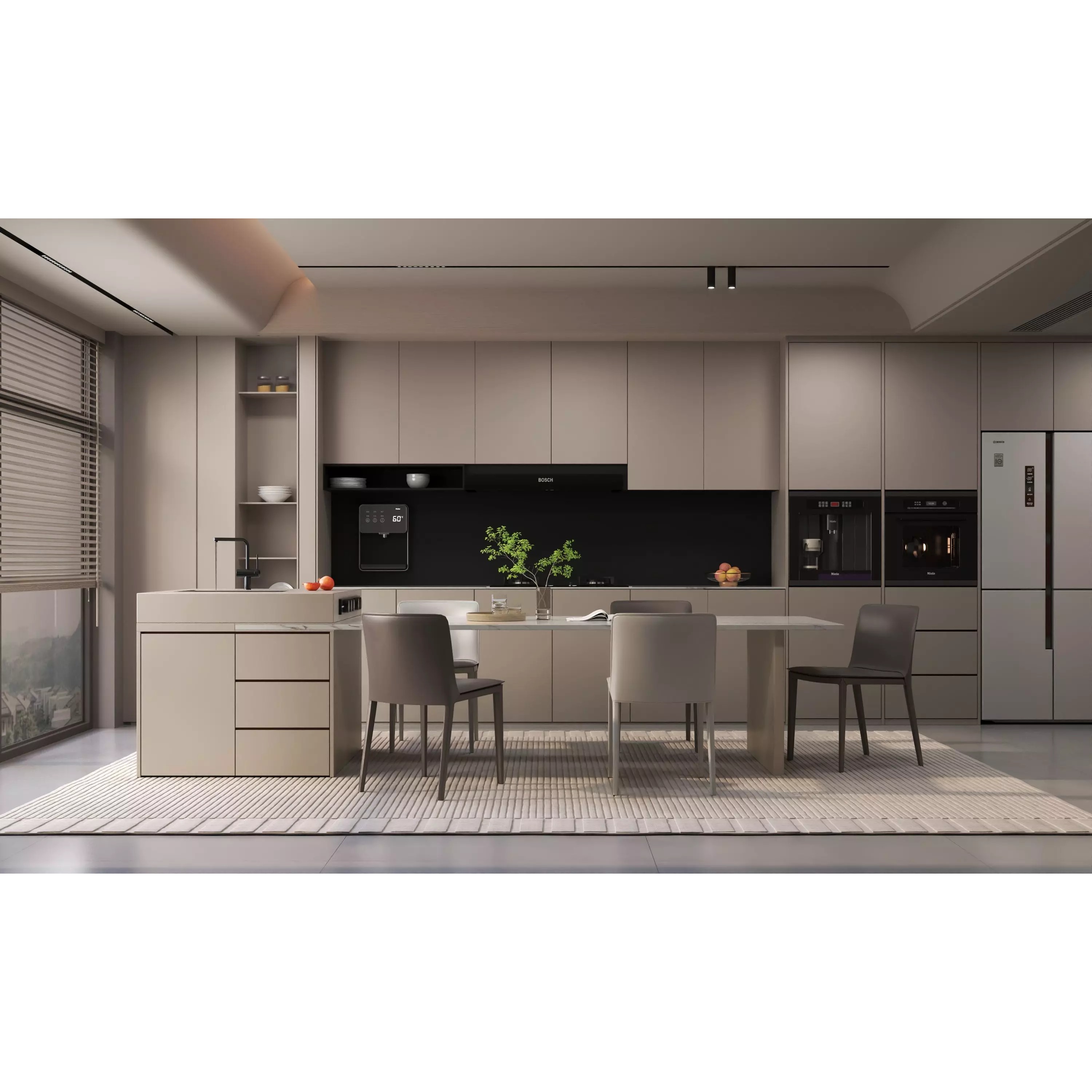 Kitchen Interior 01 - Game-Ready 3D Model - View 2