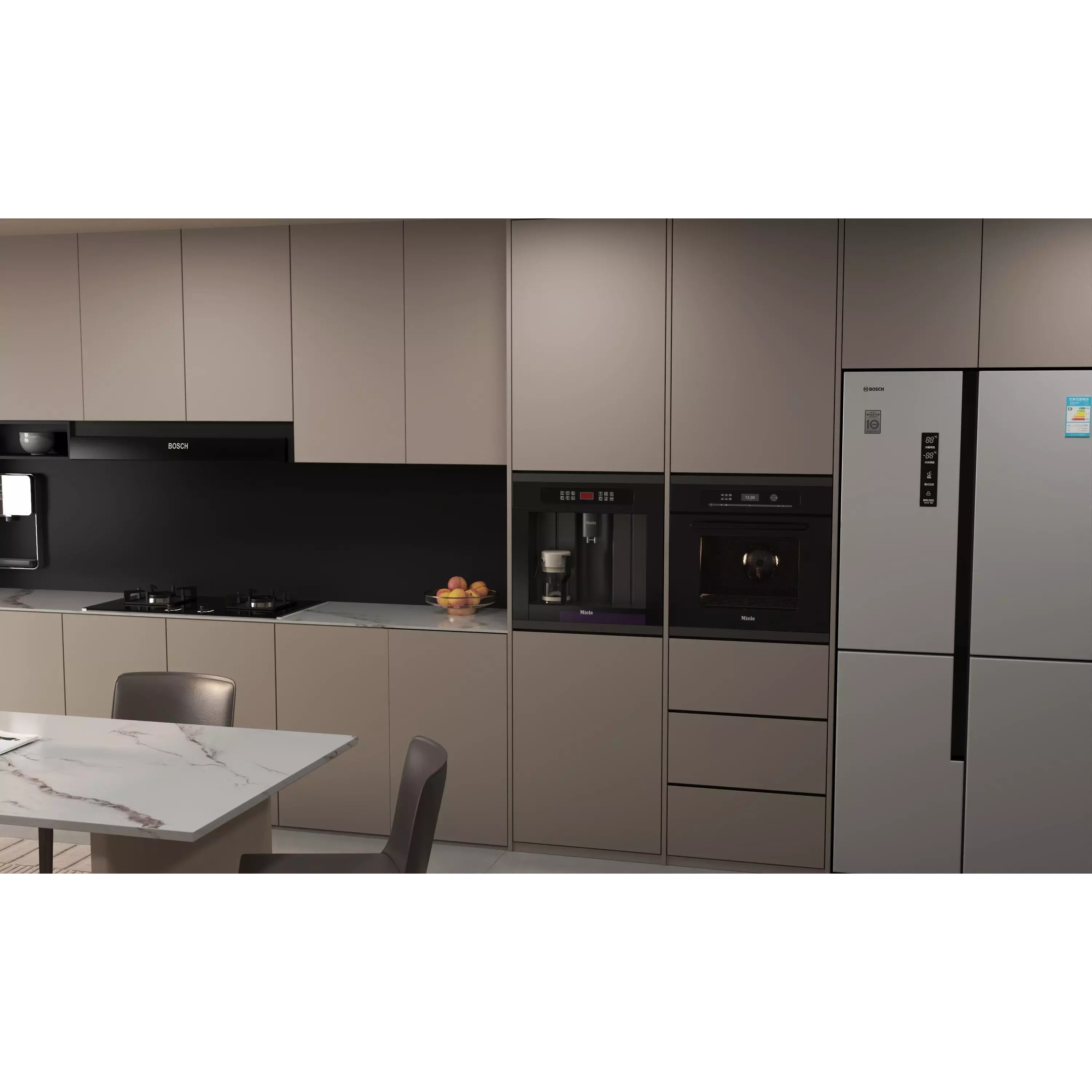 Kitchen Interior 01 - Game-Ready 3D Model - View 6