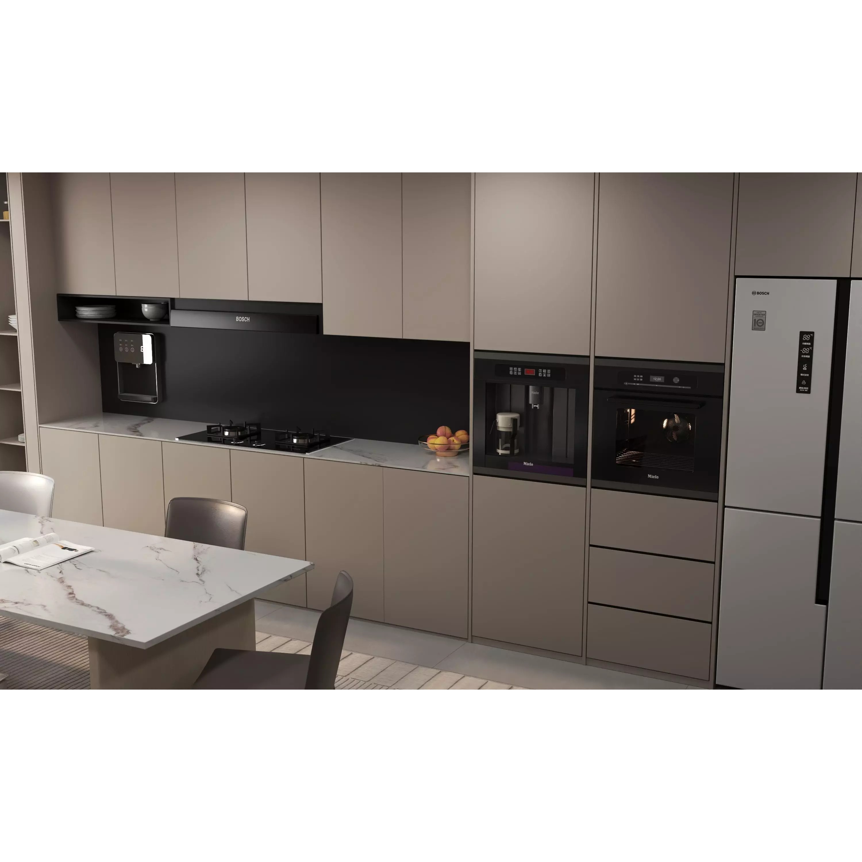 Kitchen Interior 01 - Game-Ready 3D Model - View 7