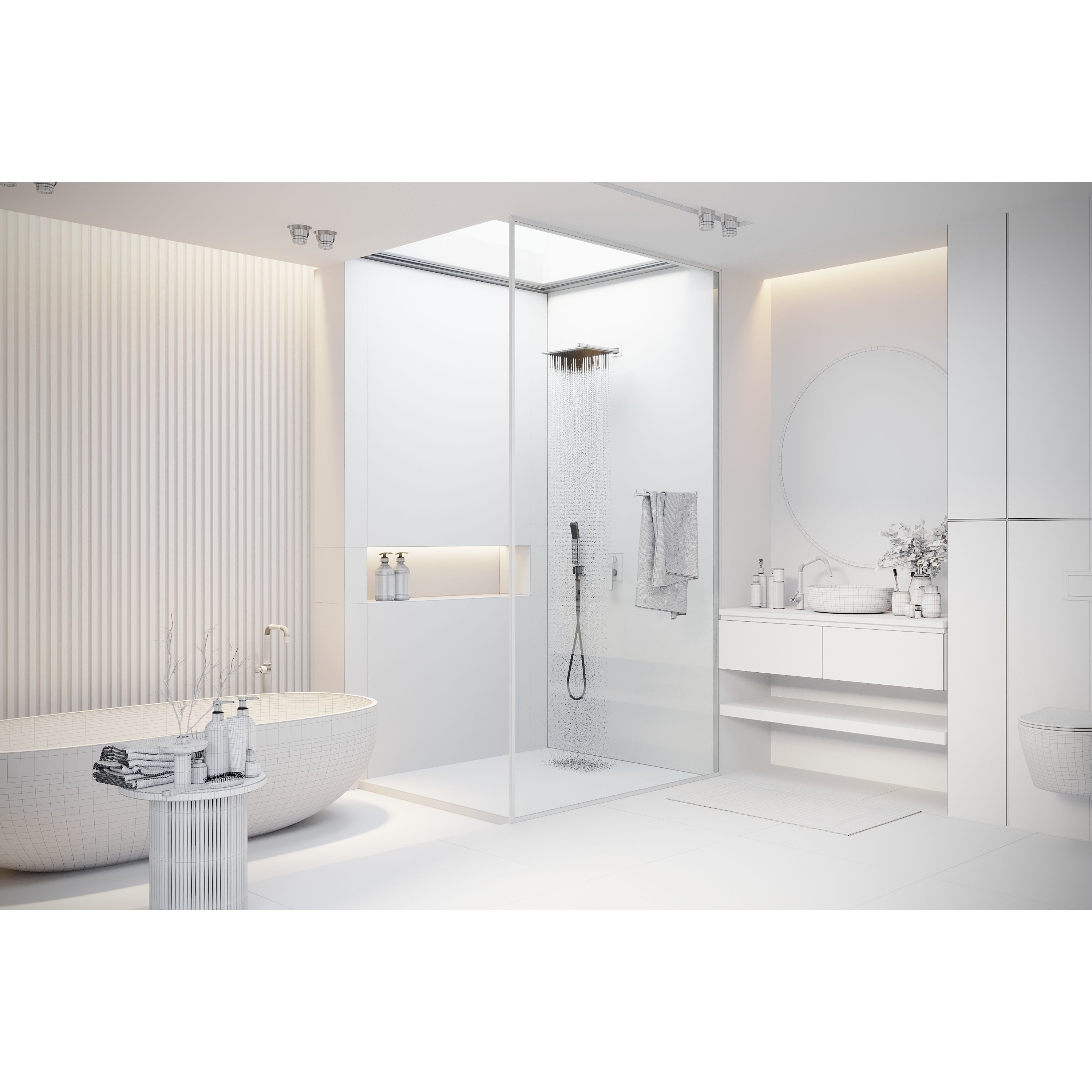 Bathroom Design 01 - Game-Ready 3D Model - View 13