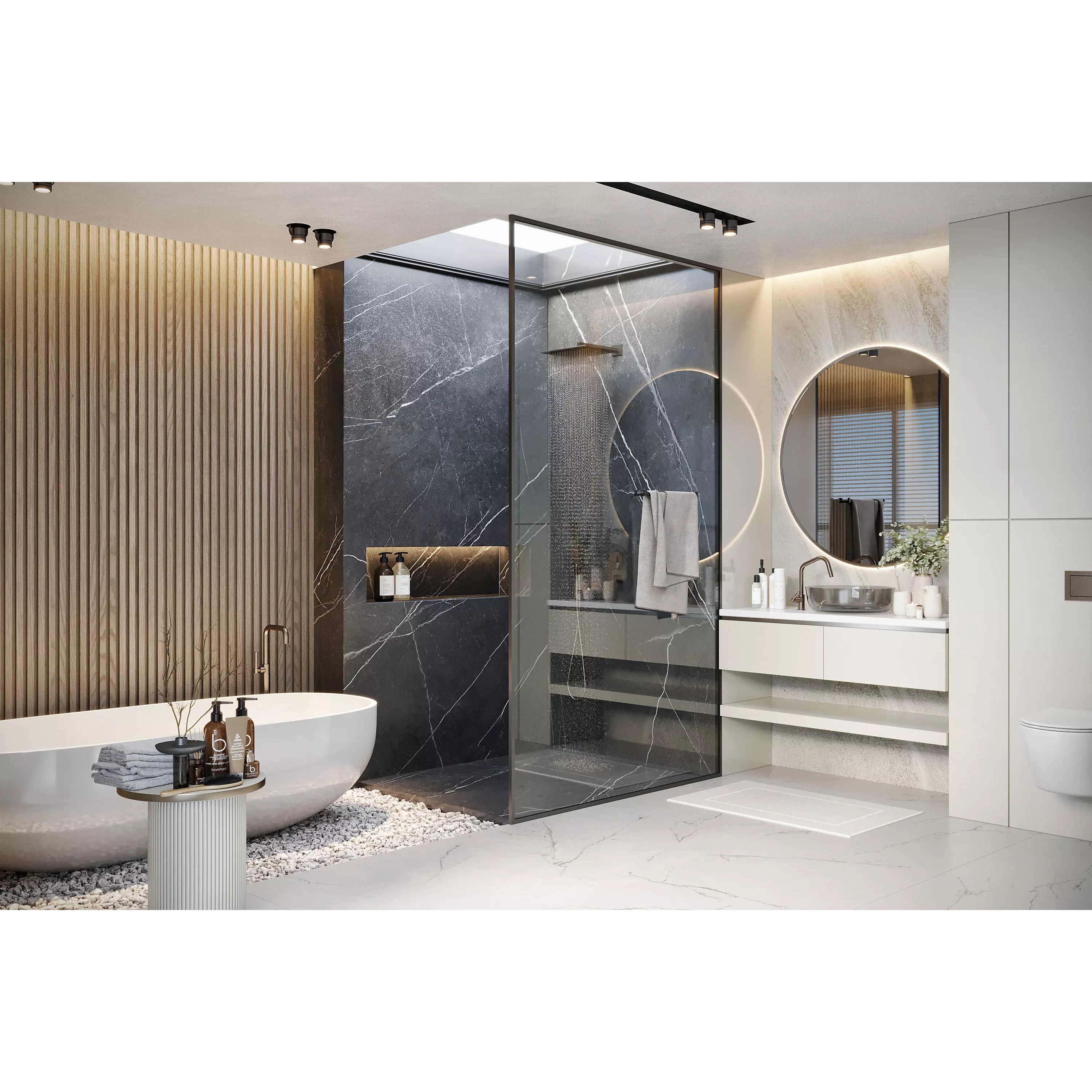 Bathroom Design 01 - Game-Ready 3D Model - View 2