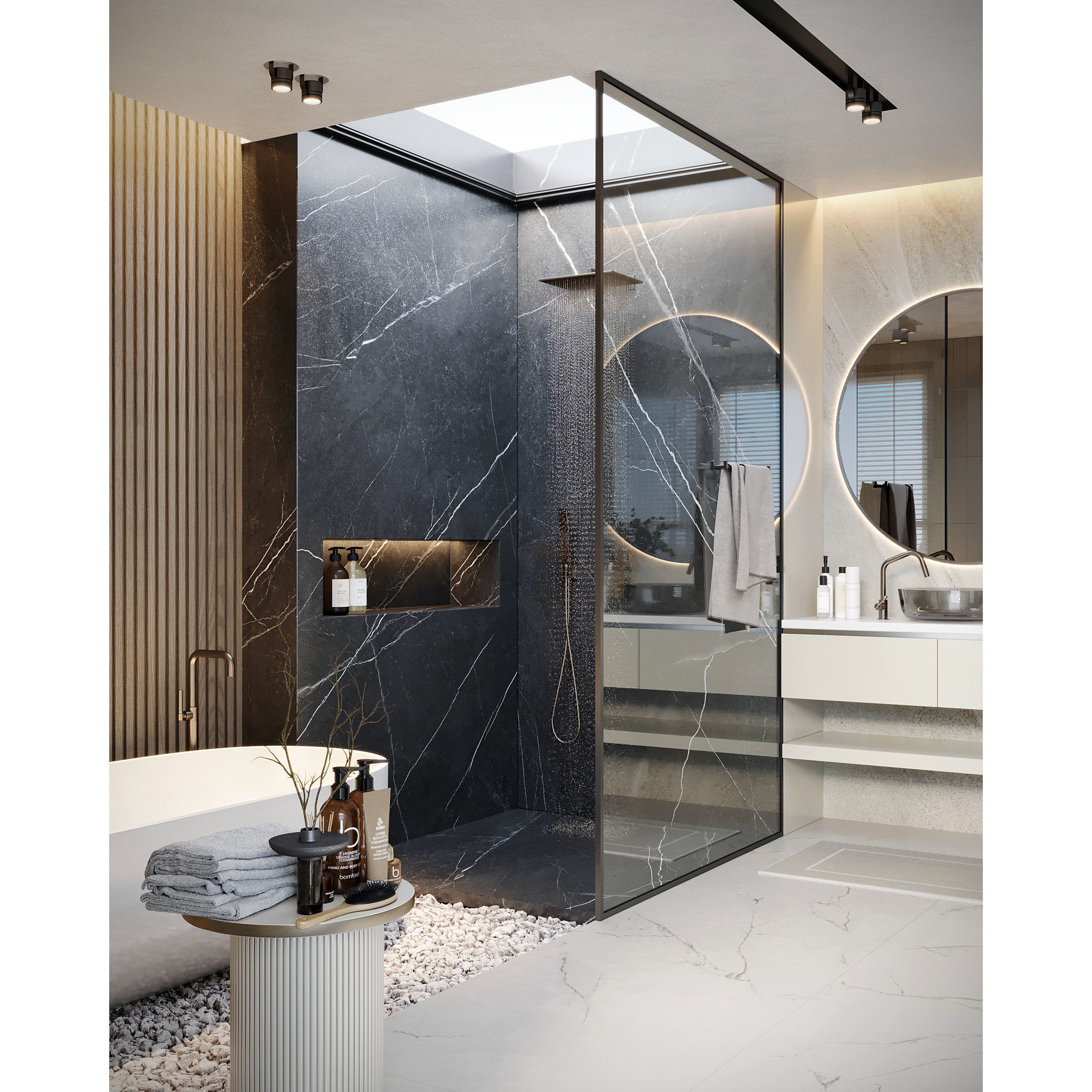 Bathroom Design 01 - Game-Ready 3D Model - View 3