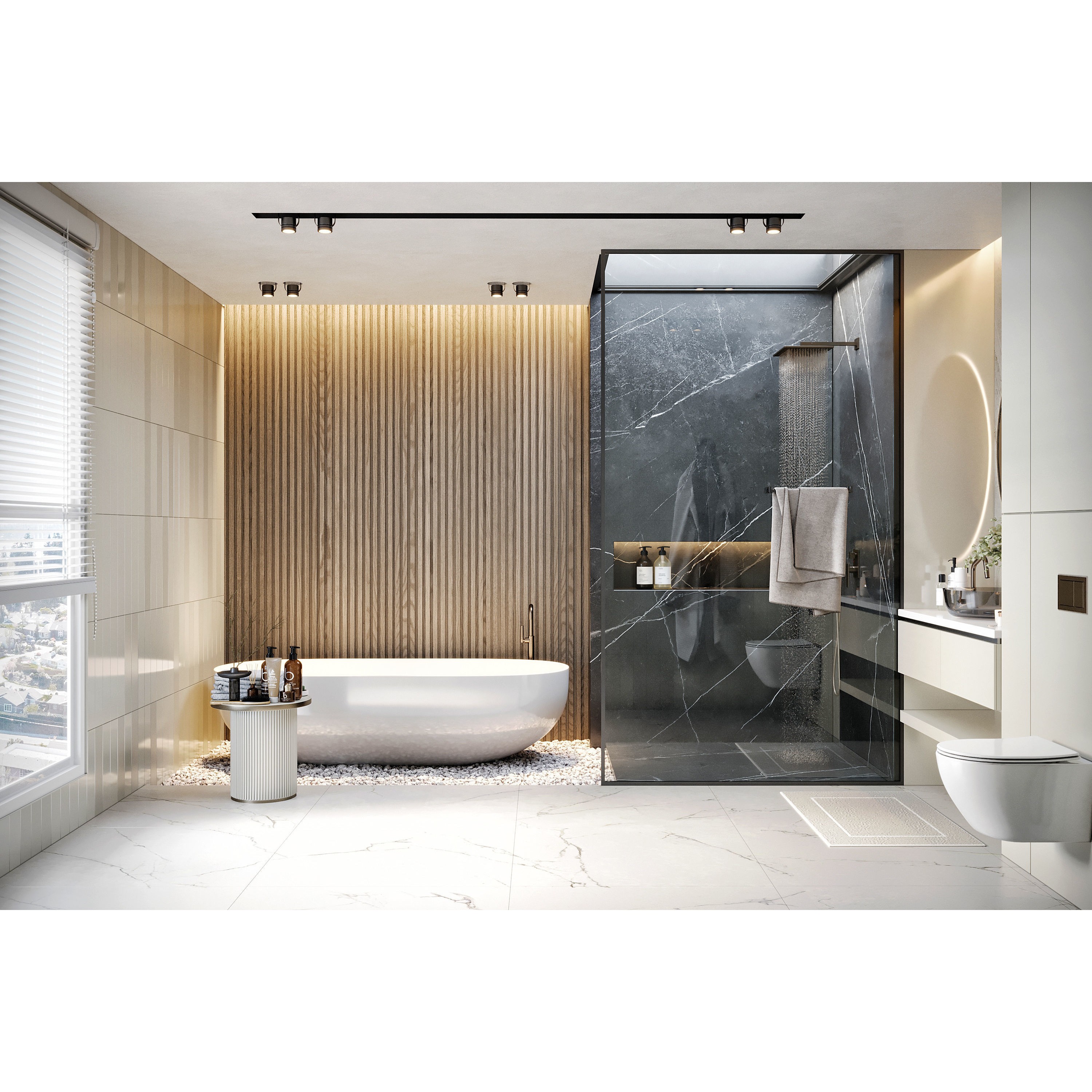 Bathroom Design 01 - Game-Ready 3D Model - View 5