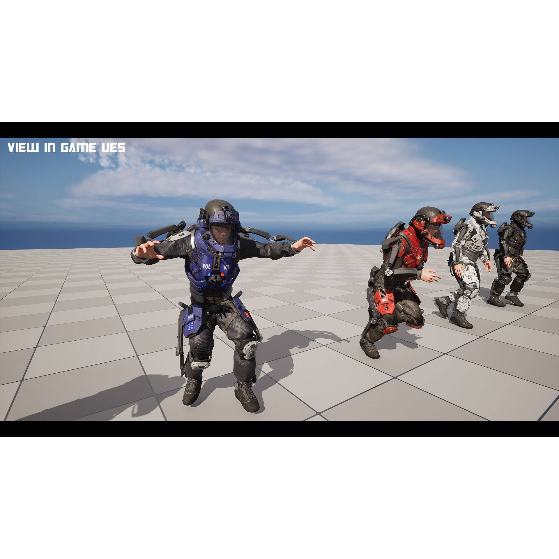 Modular Sci-Fi Soldier Vol 2 - Low-Poly Game-Ready 3D Model - View 23