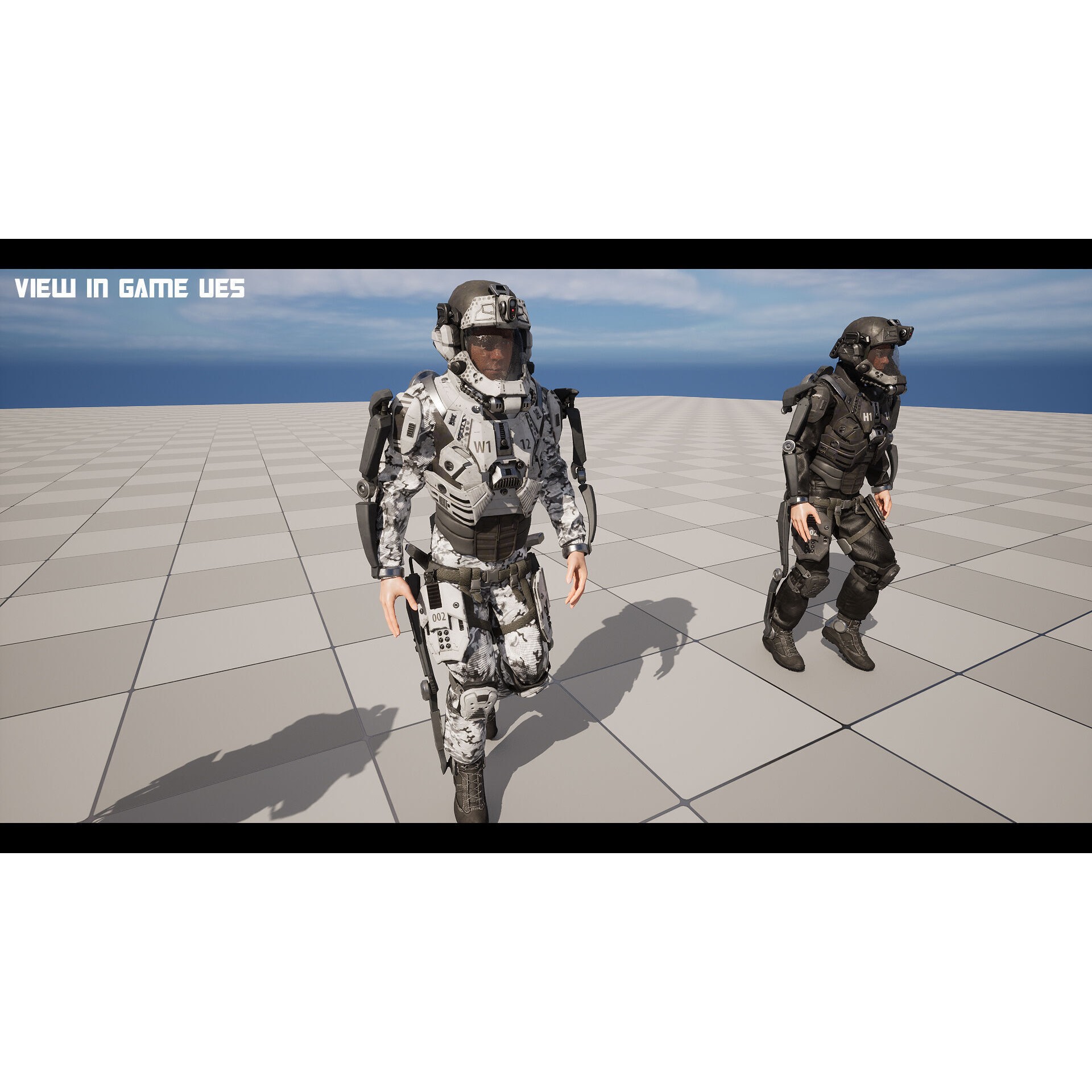 Modular Sci-Fi Soldier Vol 2 - Low-Poly Game-Ready 3D Model - View 24