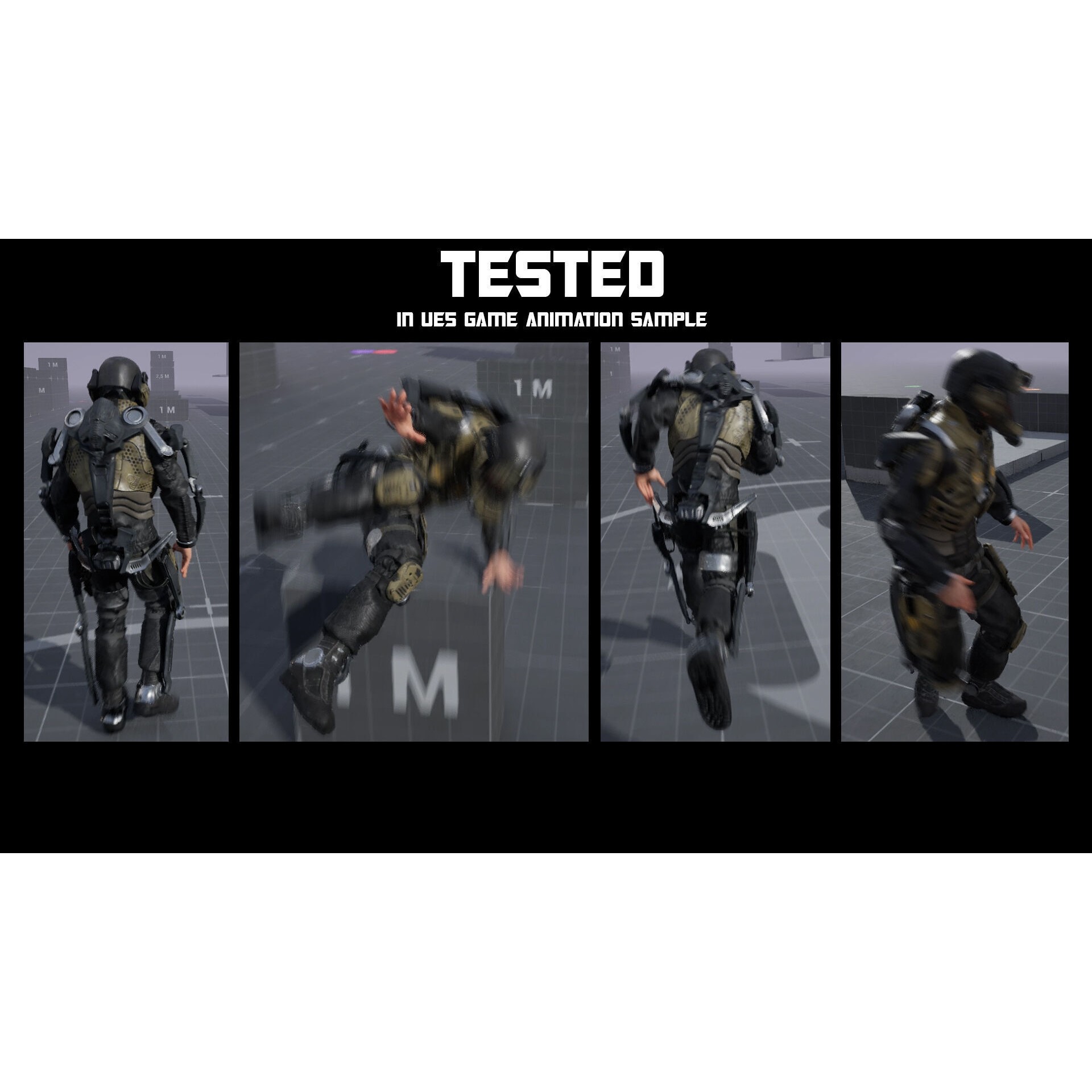 Modular Sci-Fi Soldier Vol 2 - Low-Poly Game-Ready 3D Model - View 28