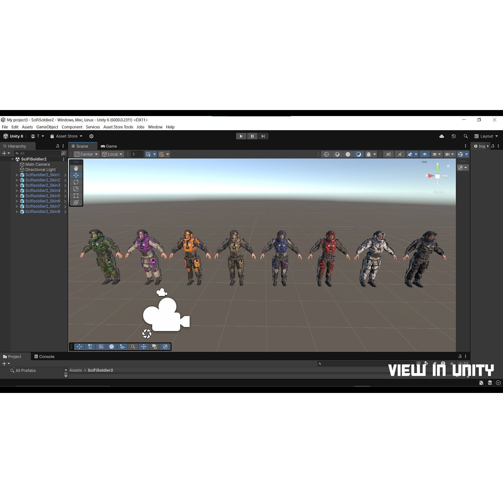 Modular Sci-Fi Soldier Vol 2 - Low-Poly Game-Ready 3D Model - View 35