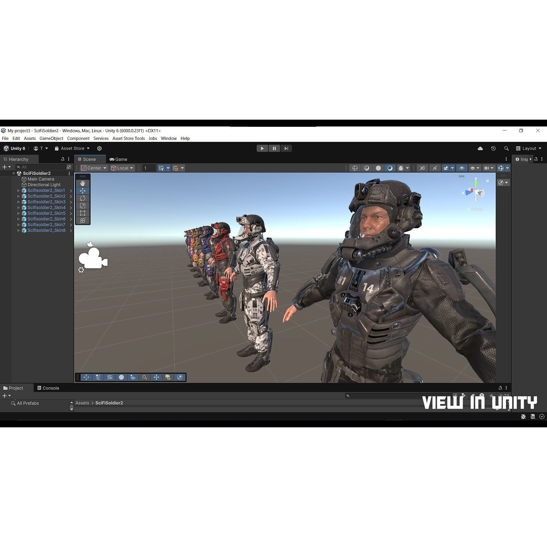 Modular Sci-Fi Soldier Vol 2 - Low-Poly Game-Ready 3D Model - View 36