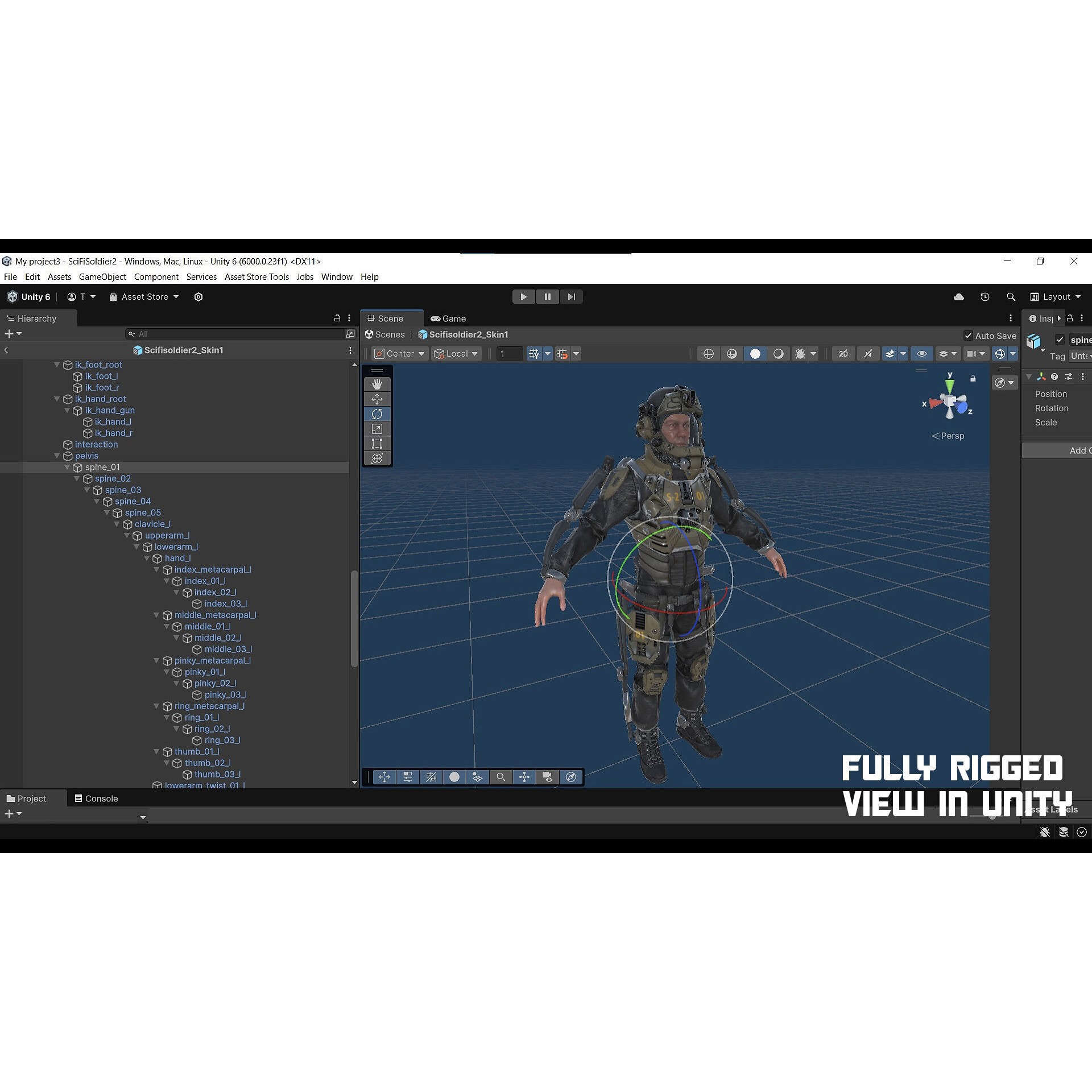 Modular Sci-Fi Soldier Vol 2 - Low-Poly Game-Ready 3D Model - View 38