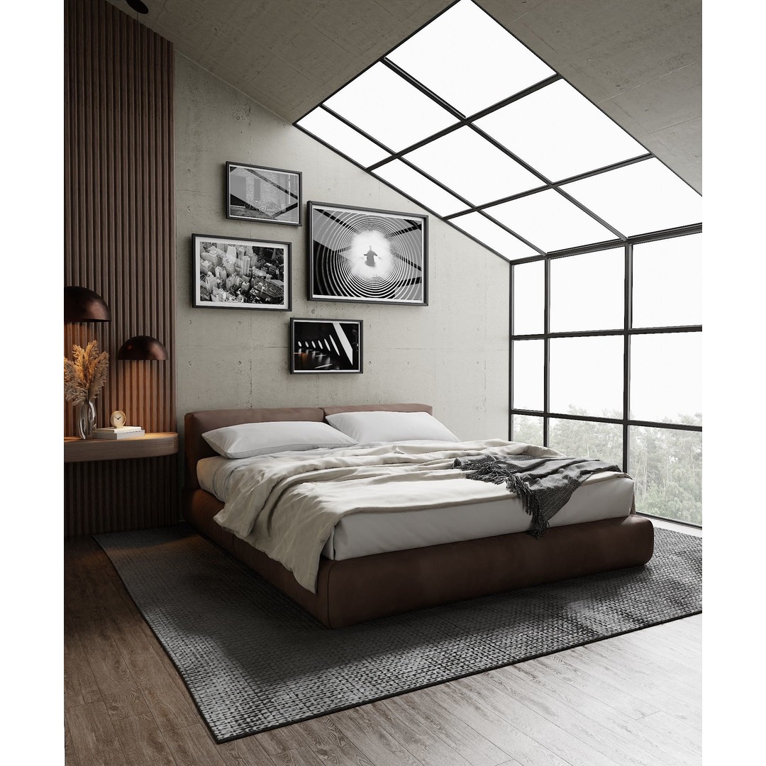 Loft Interior Scene 3D Model – High Poly Blender File, PBR Textures - View 5