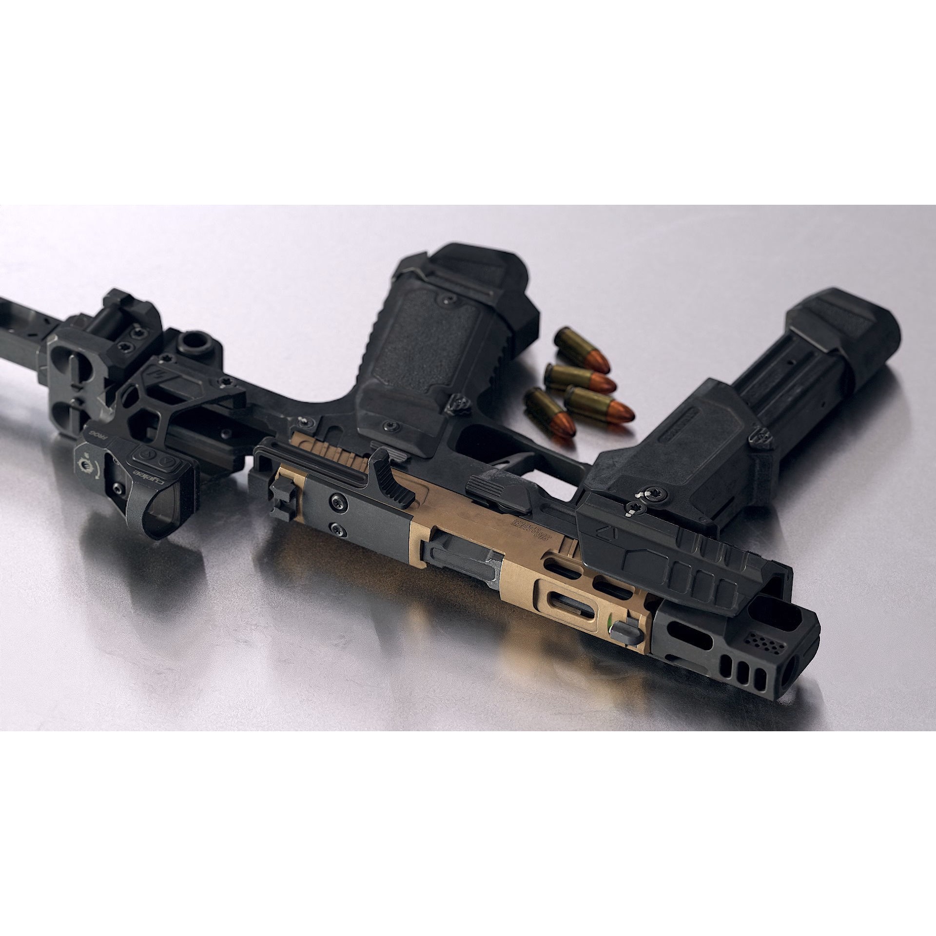 SIG Sauer P320 - Low-Poly Game-Ready 3D Model - View 4