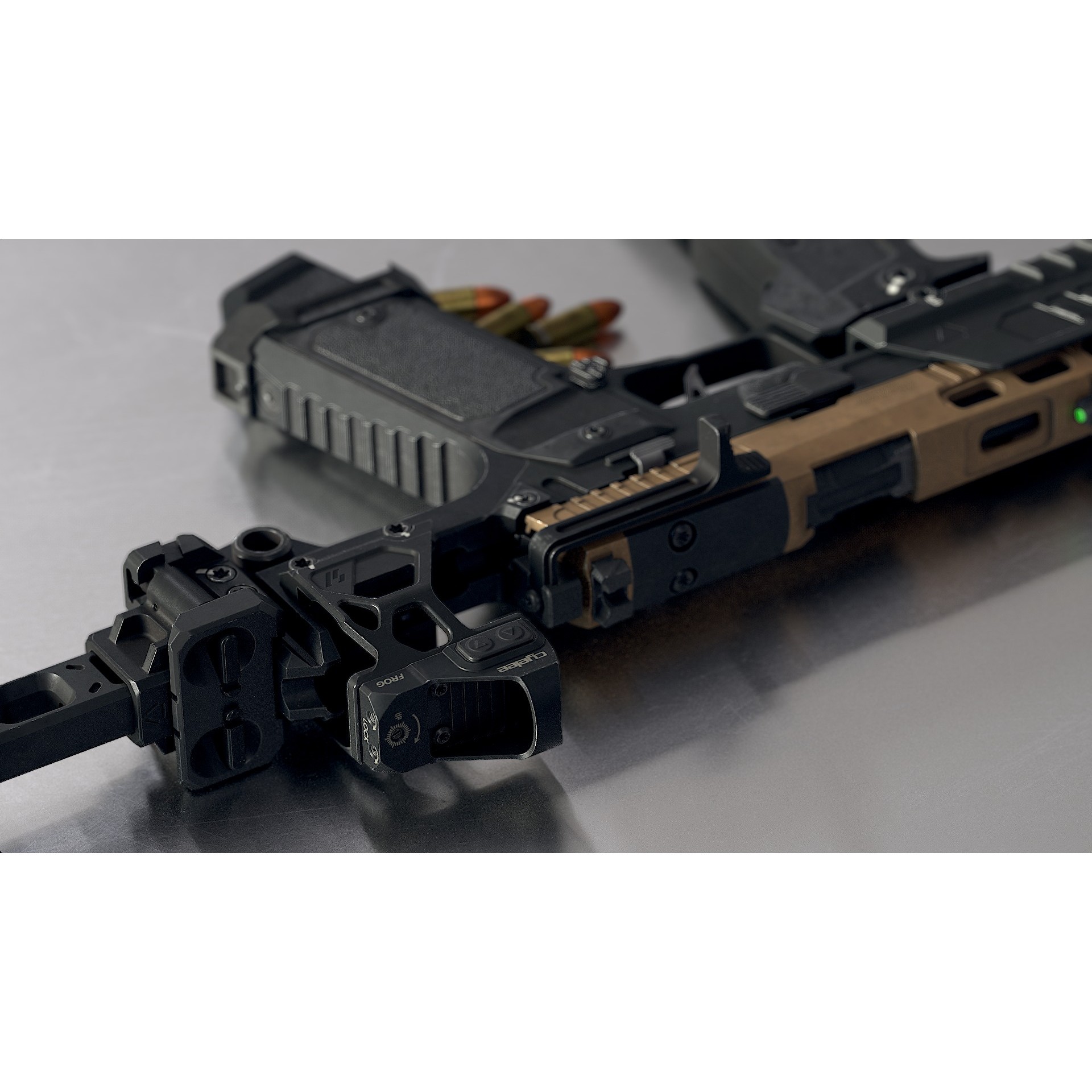 SIG Sauer P320 - Low-Poly Game-Ready 3D Model - View 5