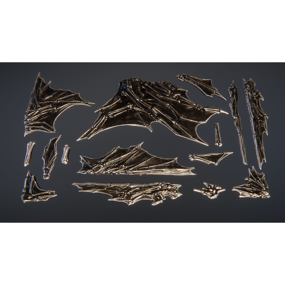 Grim Temple 3D Model – Low Poly Architectural Asset, FBX - View 13
