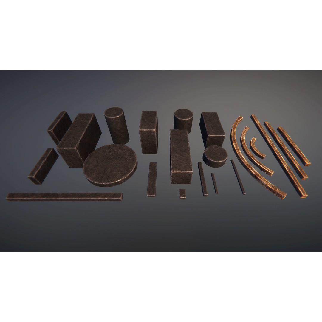 Grim Temple 3D Model – Low Poly Architectural Asset, FBX - View 14