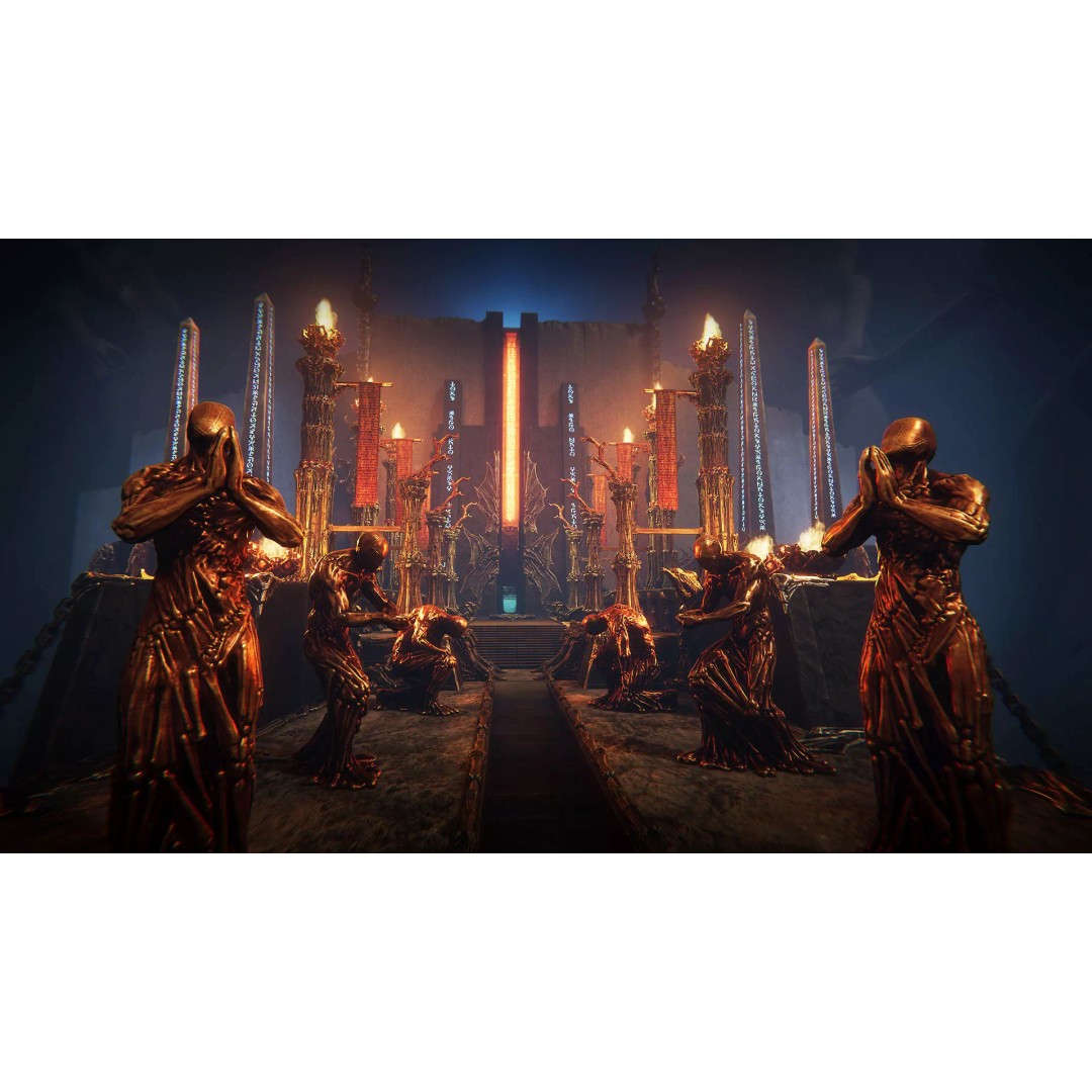 Grim Temple 3D Model – Low Poly Architectural Asset, FBX - View 2