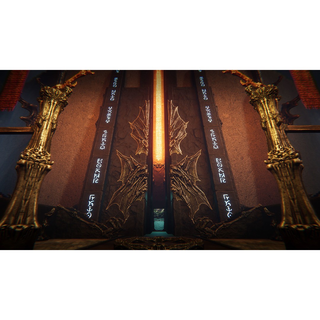 Grim Temple 3D Model – Low Poly Architectural Asset, FBX - View 5