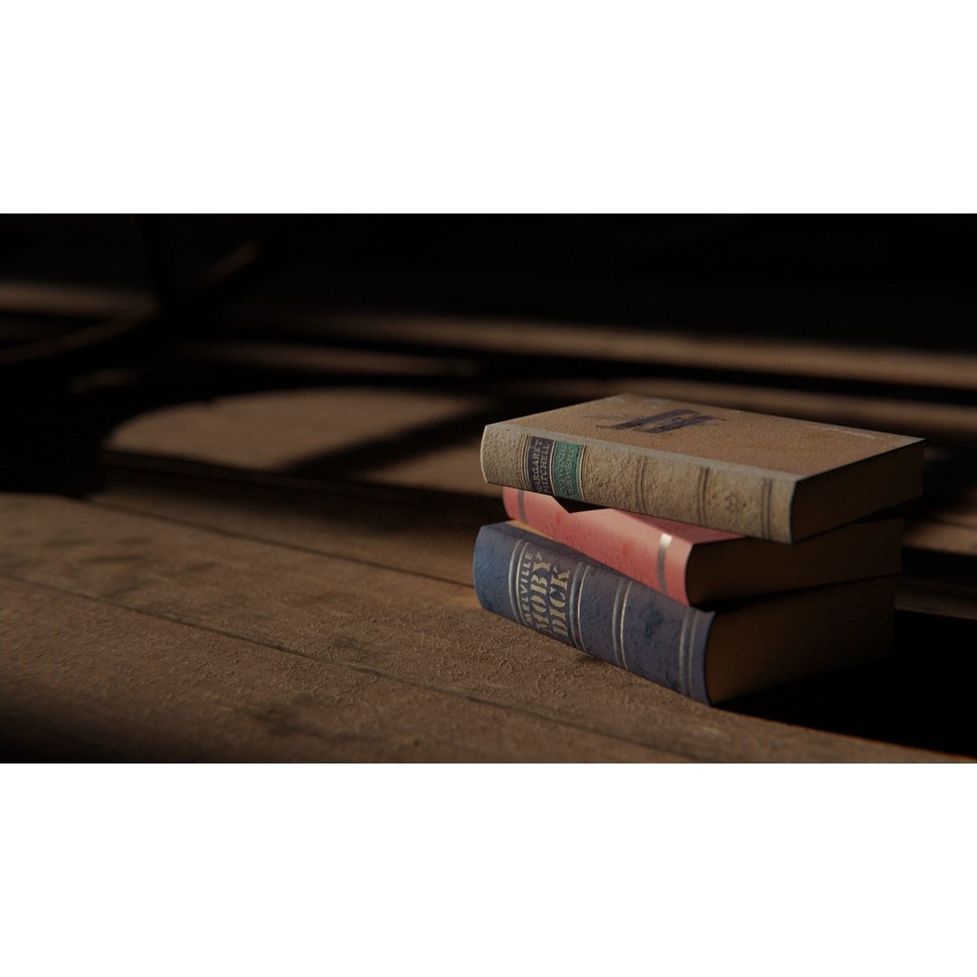 Old Attic 3D Model – Low Poly Interior Scene, FBX, Blender, Game Ready - View 5