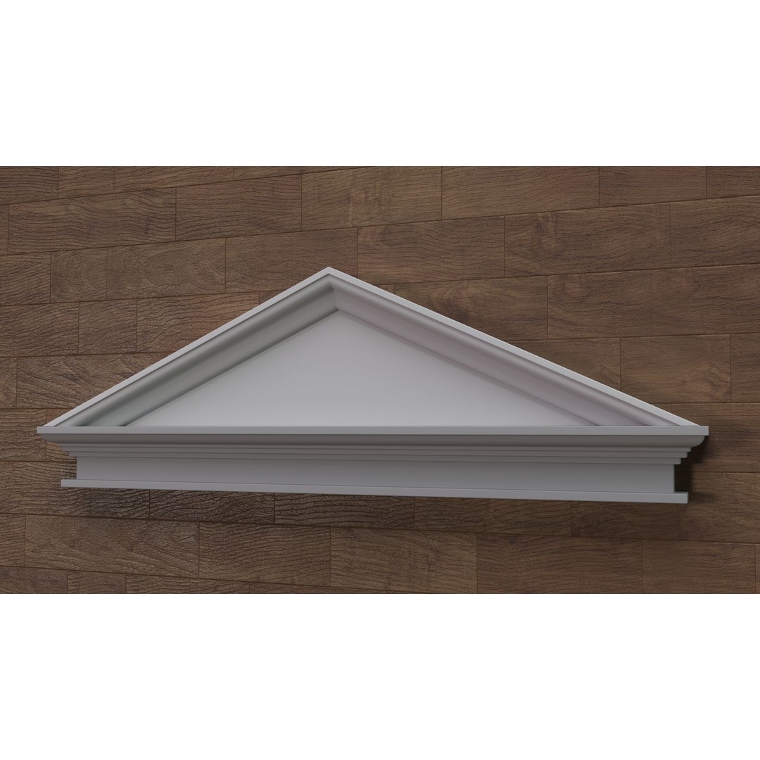 Building Facade 3D Model – Middle Poly Architectural Kitbash, FBX, OBJ