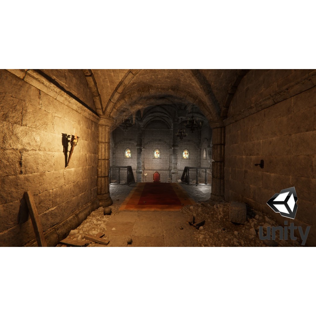 Medieval Dungeon 3D Model – Low Poly Game Ready Asset for Unity, Unreal - View 13