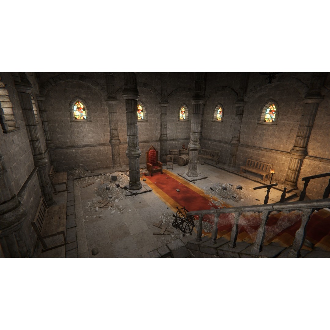 Medieval Dungeon 3D Model – Low Poly Game Ready Asset for Unity, Unreal - View 14