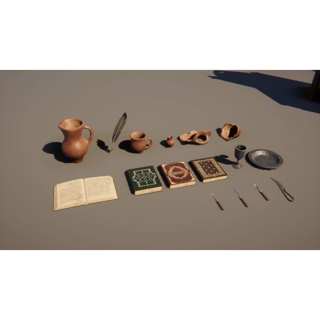 Medieval Dungeon 3D Model – Low Poly Game Ready Asset for Unity, Unreal - View 19