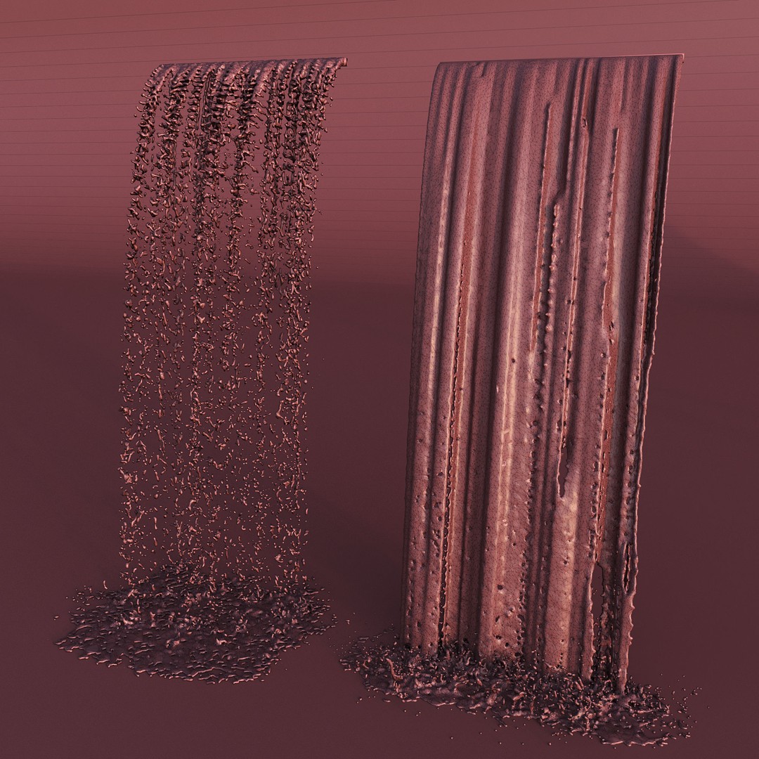 Water Collection 3D Model – 26 Waterfalls and Fountains, FBX, OBJ - View 13