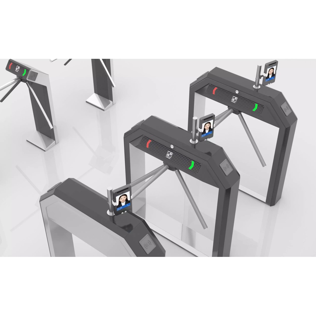 Automatic Turnstiles Gate 3D Model – Architectural Access Control, FBX, OBJ - View 6