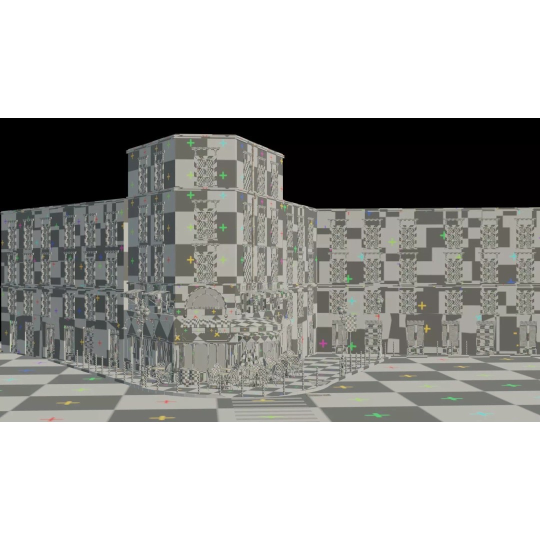 La Marquise Cafe 3D Model – Realistic Street Scene, PBR Textures, Multiple Formats - View 37