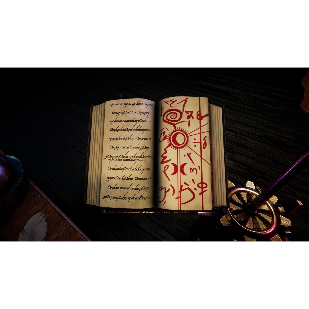 Wizard Table 3D Model – Low Poly Fantasy Prop Pack, PBR Textures - View 13