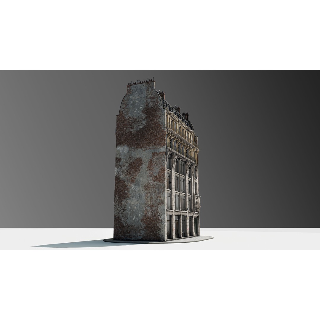 Parisian Commercial Residence 3D Model – Realistic Architecture, Blender & FBX - View 24