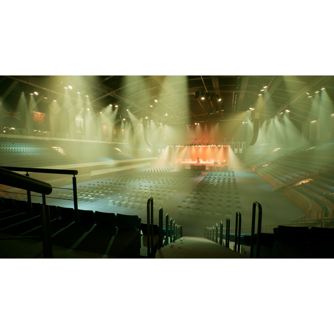 Concert Stage Arena 3D Model – High-Detail Modular Environment, FBX, OBJ, PBR - View 14