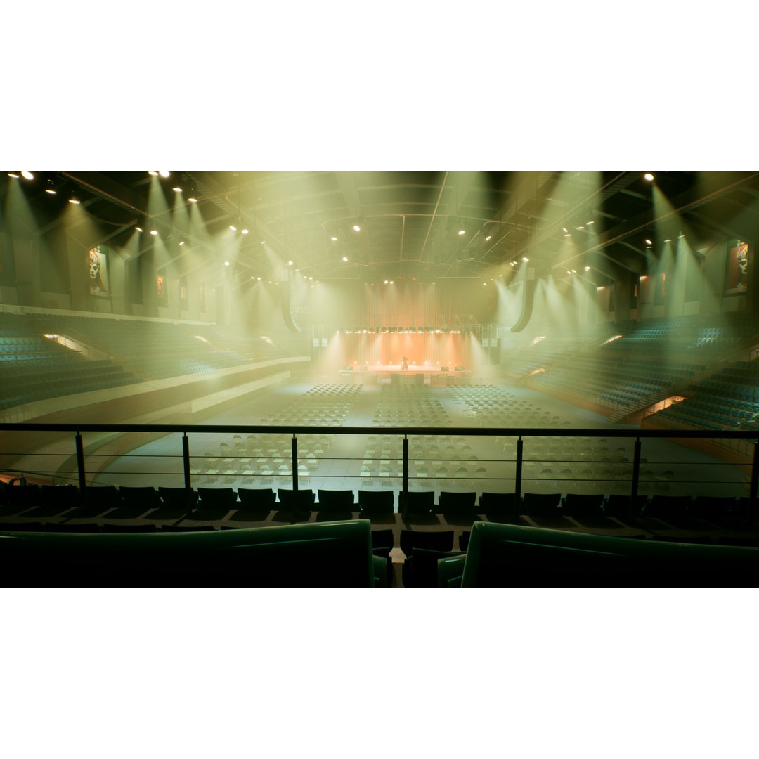 Concert Stage Arena 3D Model – High-Detail Modular Environment, FBX, OBJ, PBR - View 16