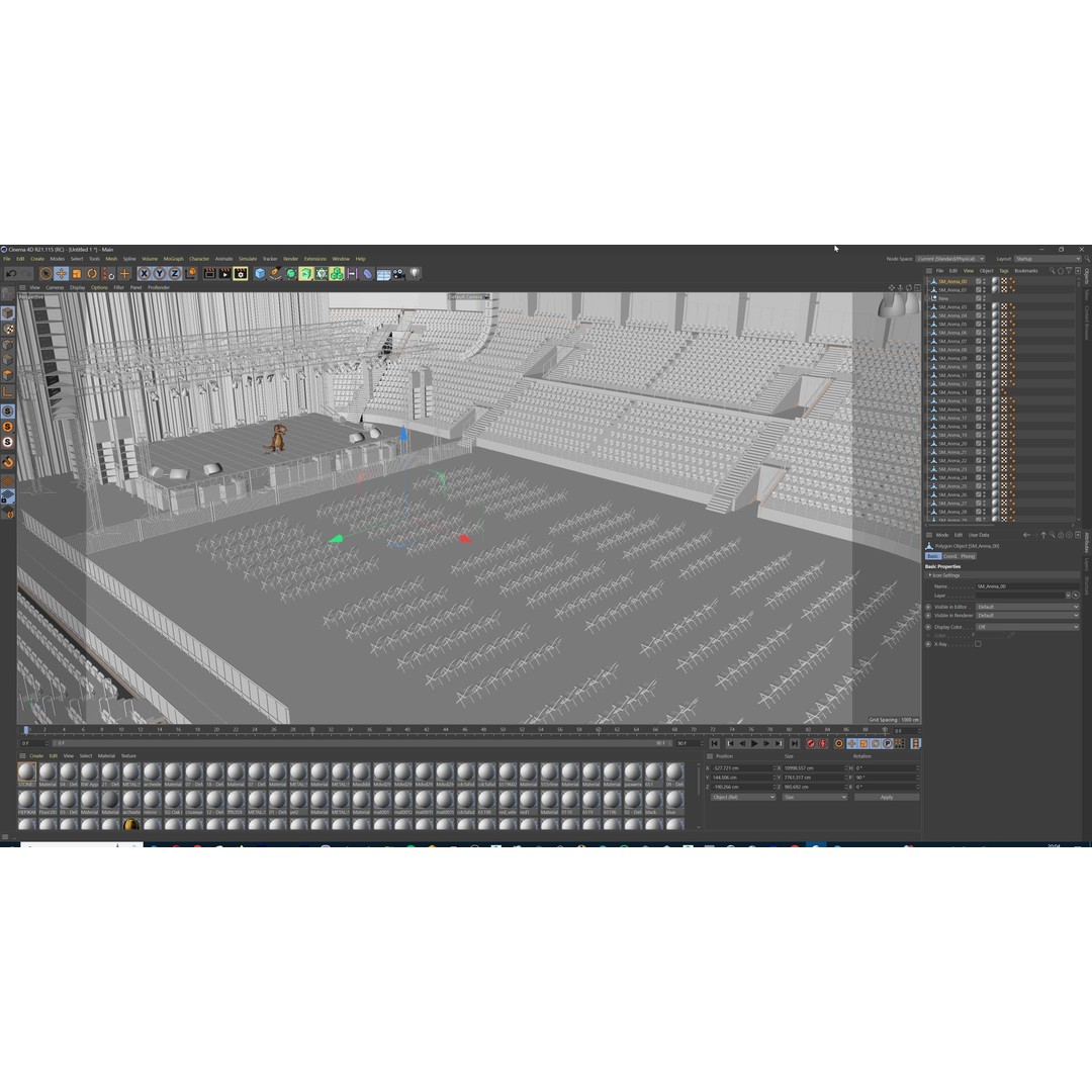Concert Stage Arena 3D Model – High-Detail Modular Environment, FBX, OBJ, PBR - View 29