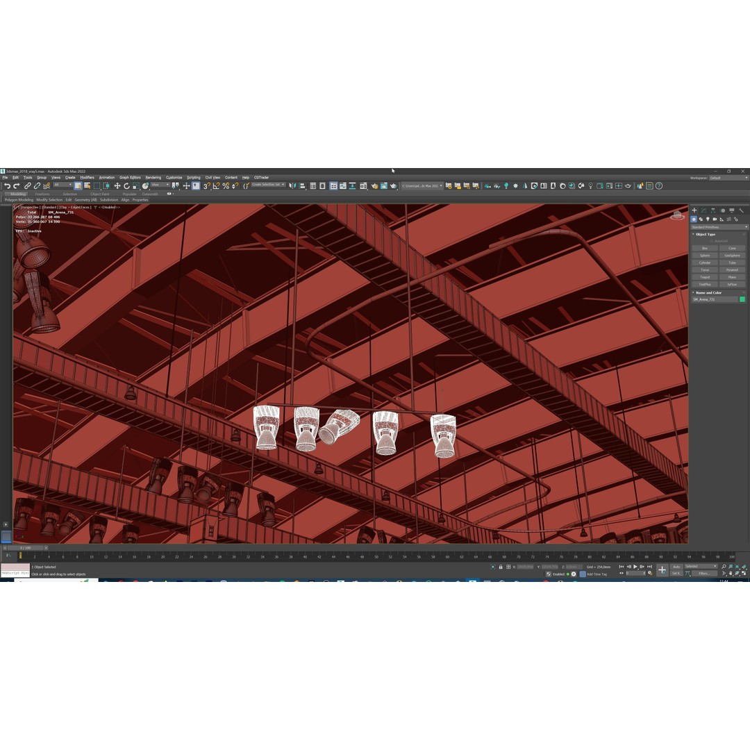Concert Stage Arena 3D Model – High-Detail Modular Environment, FBX, OBJ, PBR - View 32