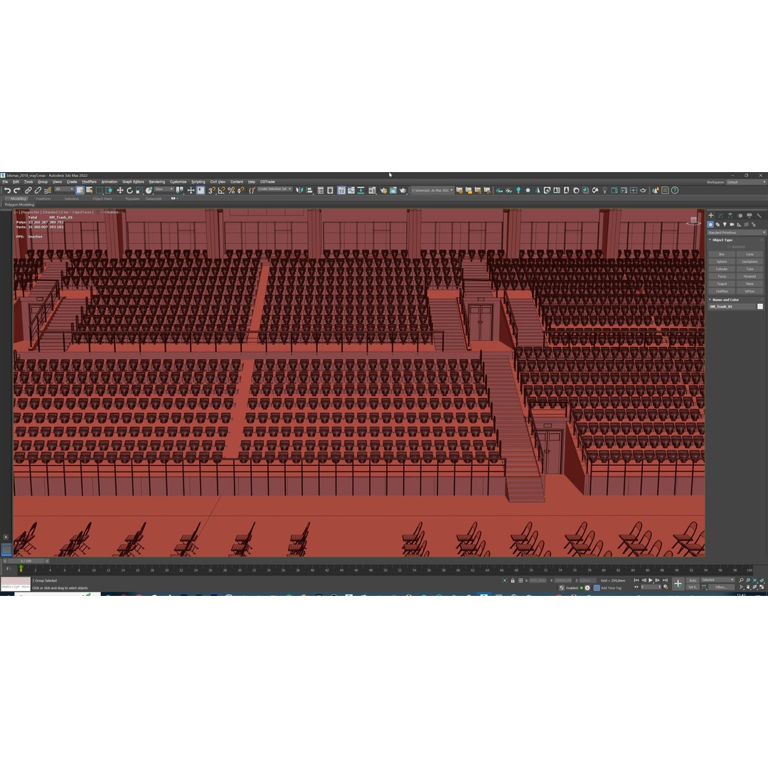 Concert Stage Arena 3D Model – High-Detail Modular Environment, FBX, OBJ, PBR - View 34