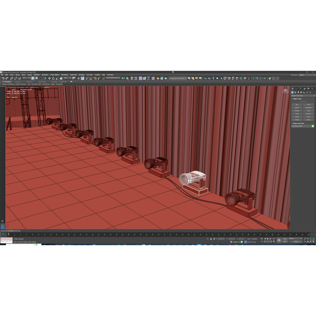 Concert Stage Arena 3D Model – High-Detail Modular Environment, FBX, OBJ, PBR - View 36