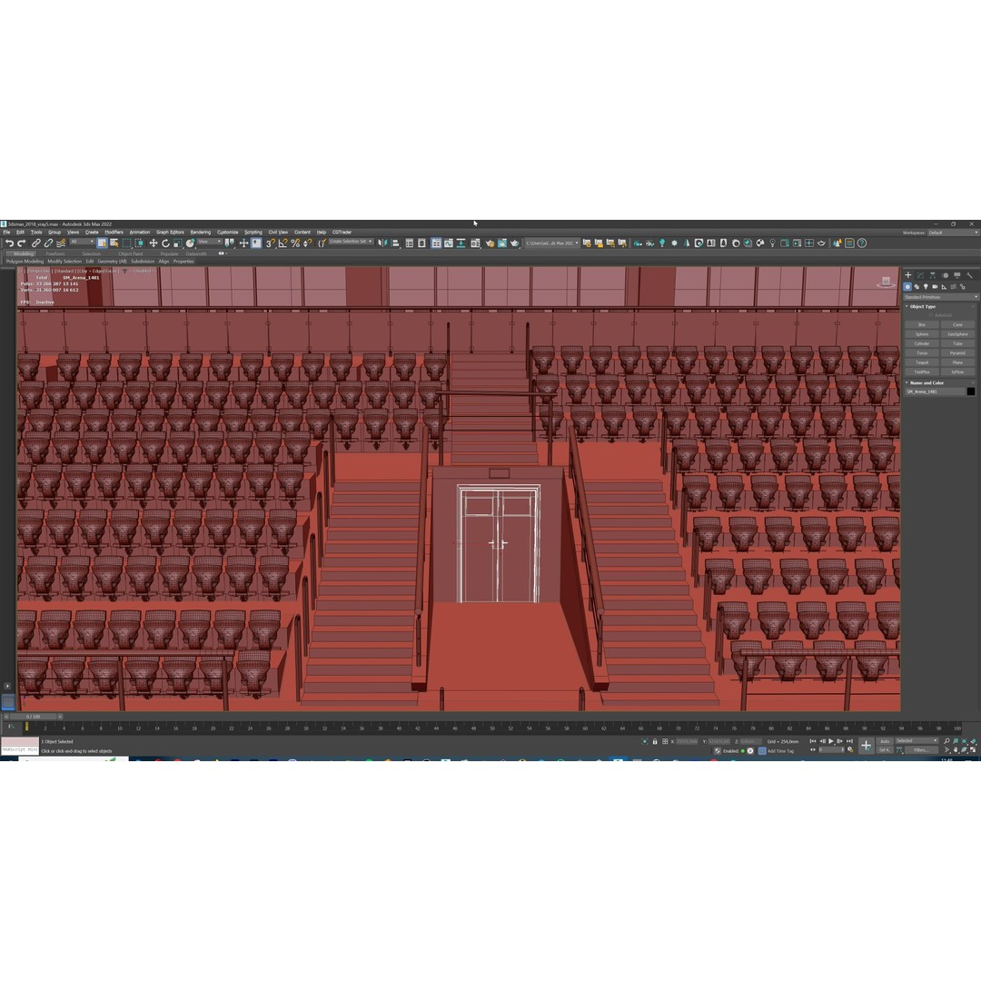 Concert Stage Arena 3D Model – High-Detail Modular Environment, FBX, OBJ, PBR - View 38