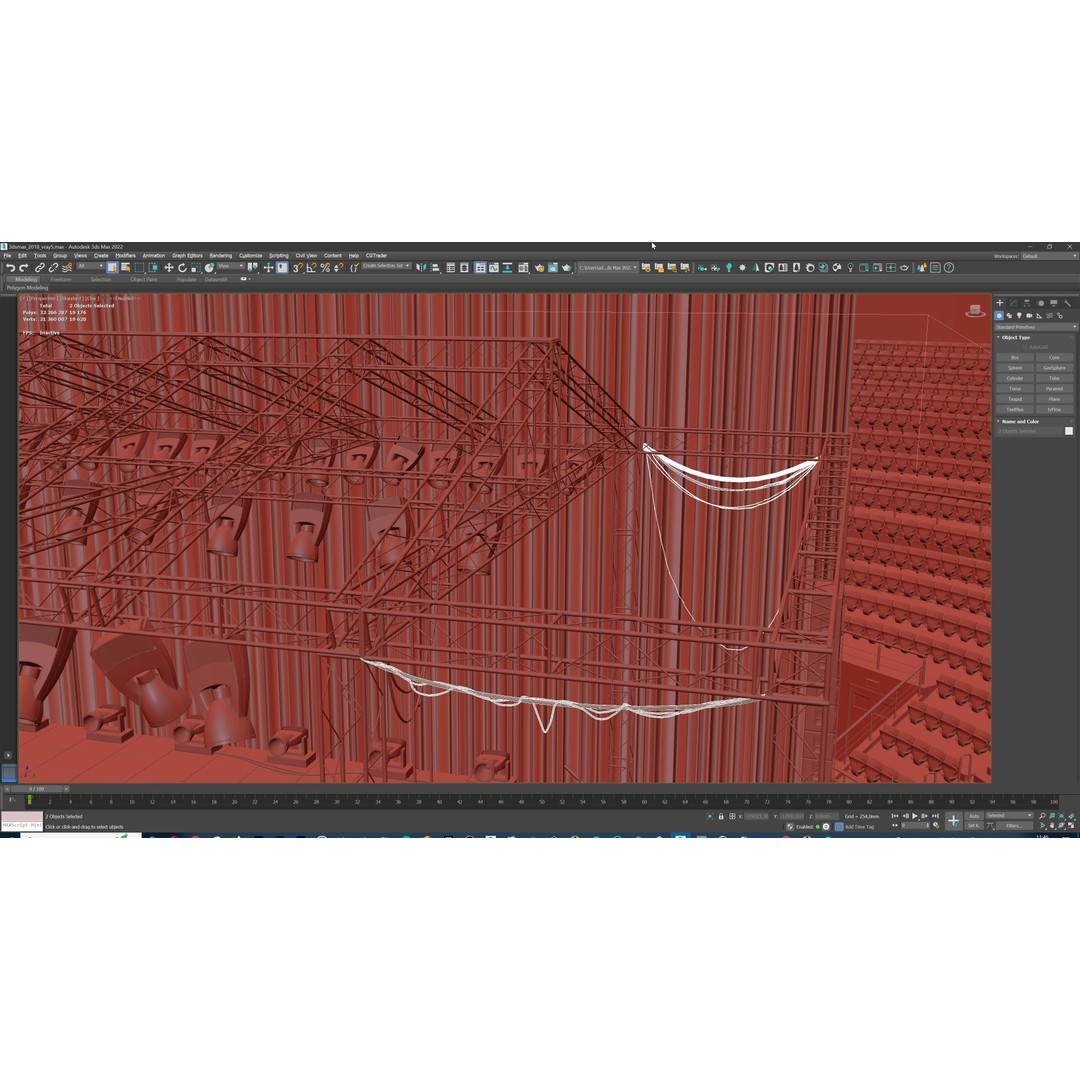 Concert Stage Arena 3D Model – High-Detail Modular Environment, FBX, OBJ, PBR - View 40