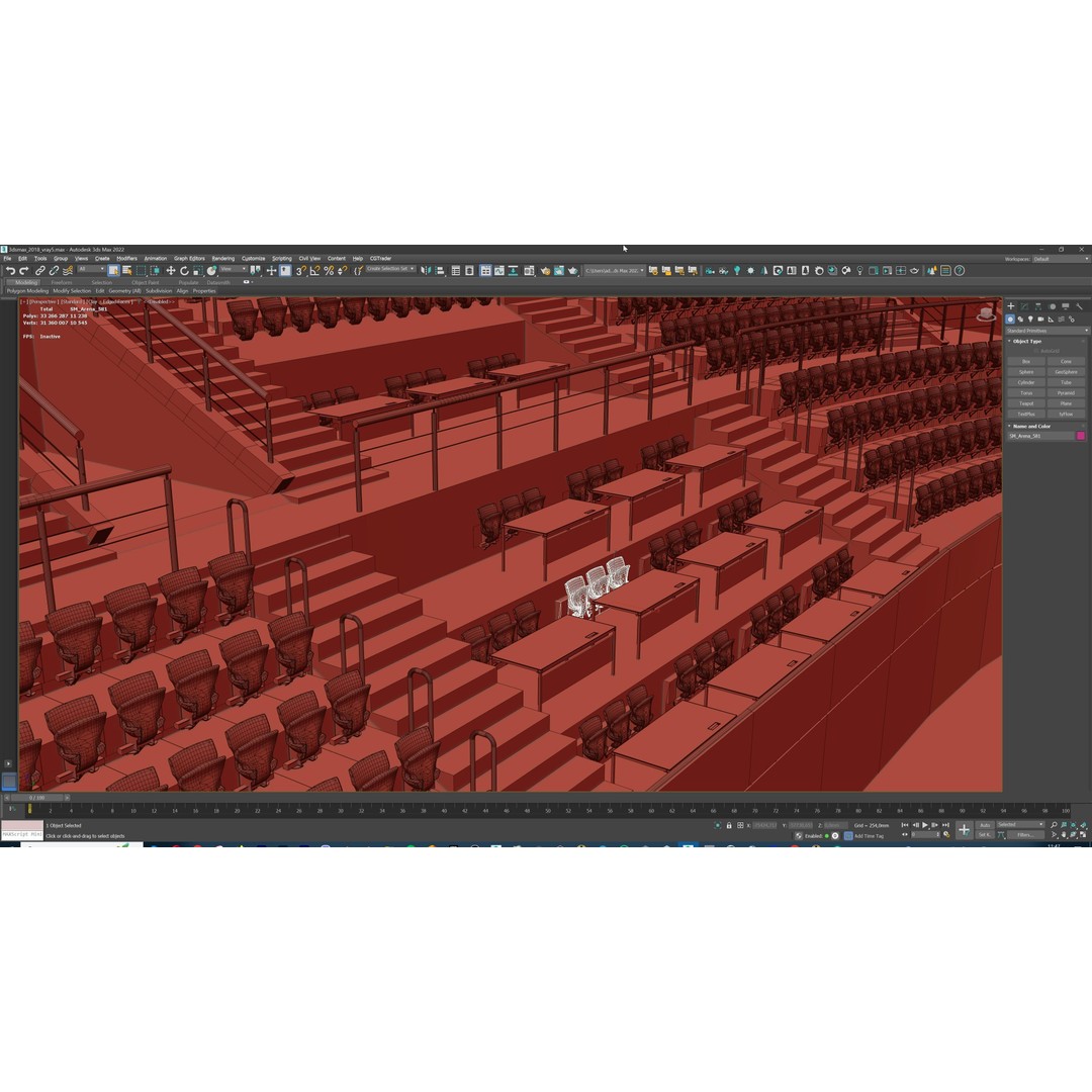 Concert Stage Arena 3D Model – High-Detail Modular Environment, FBX, OBJ, PBR - View 41