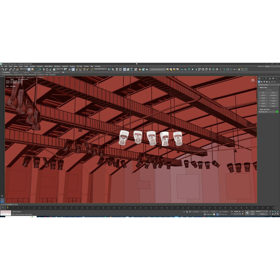 Concert Stage Arena 3D Model – High-Detail Modular Environment, FBX, OBJ, PBR - View 42
