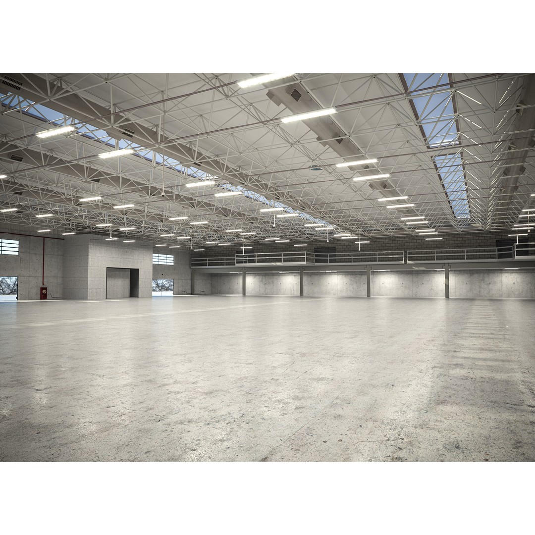 Warehouse Industrial 3D Model – Photorealistic Building, FBX, OBJ - View 10