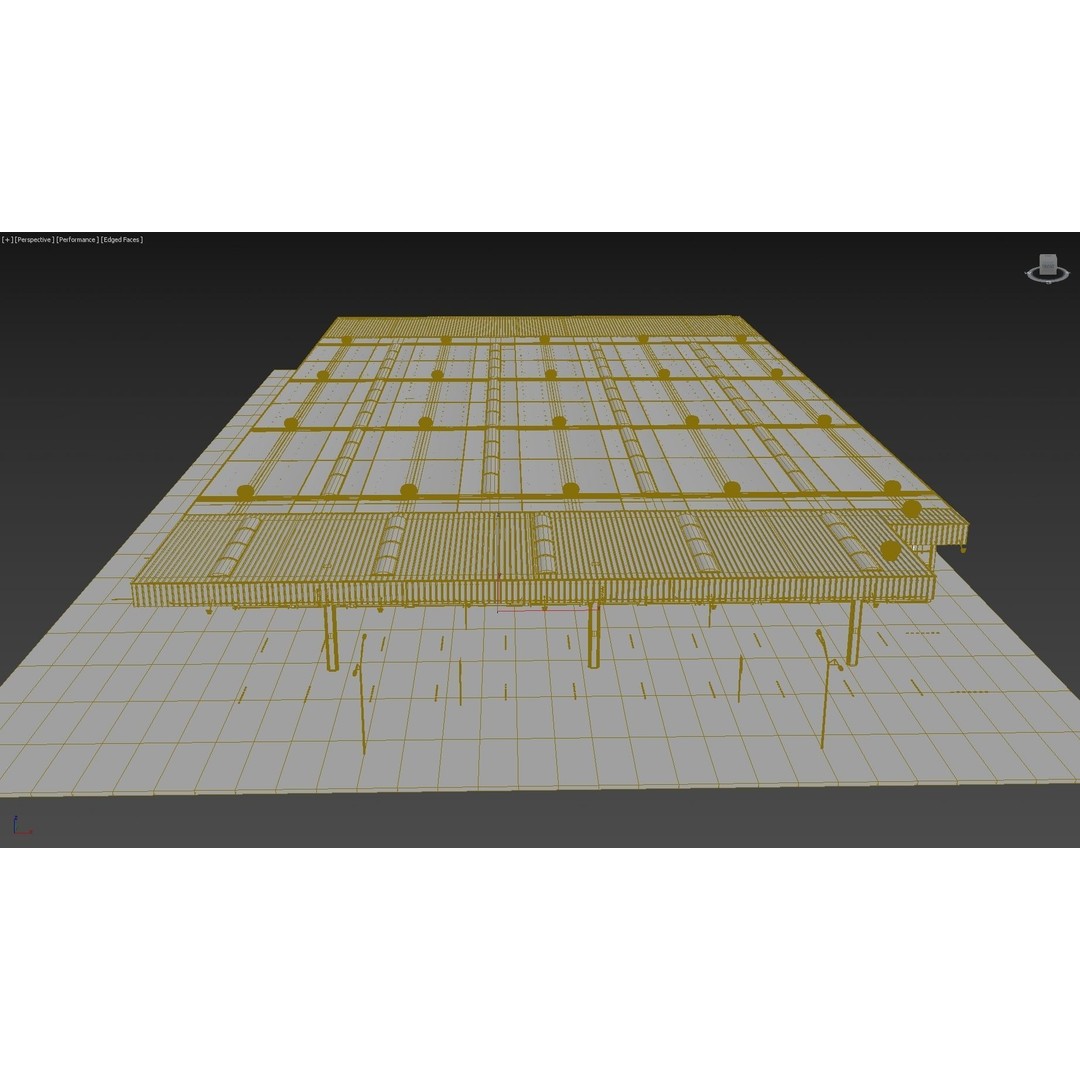Warehouse Industrial 3D Model – Photorealistic Building, FBX, OBJ - View 11