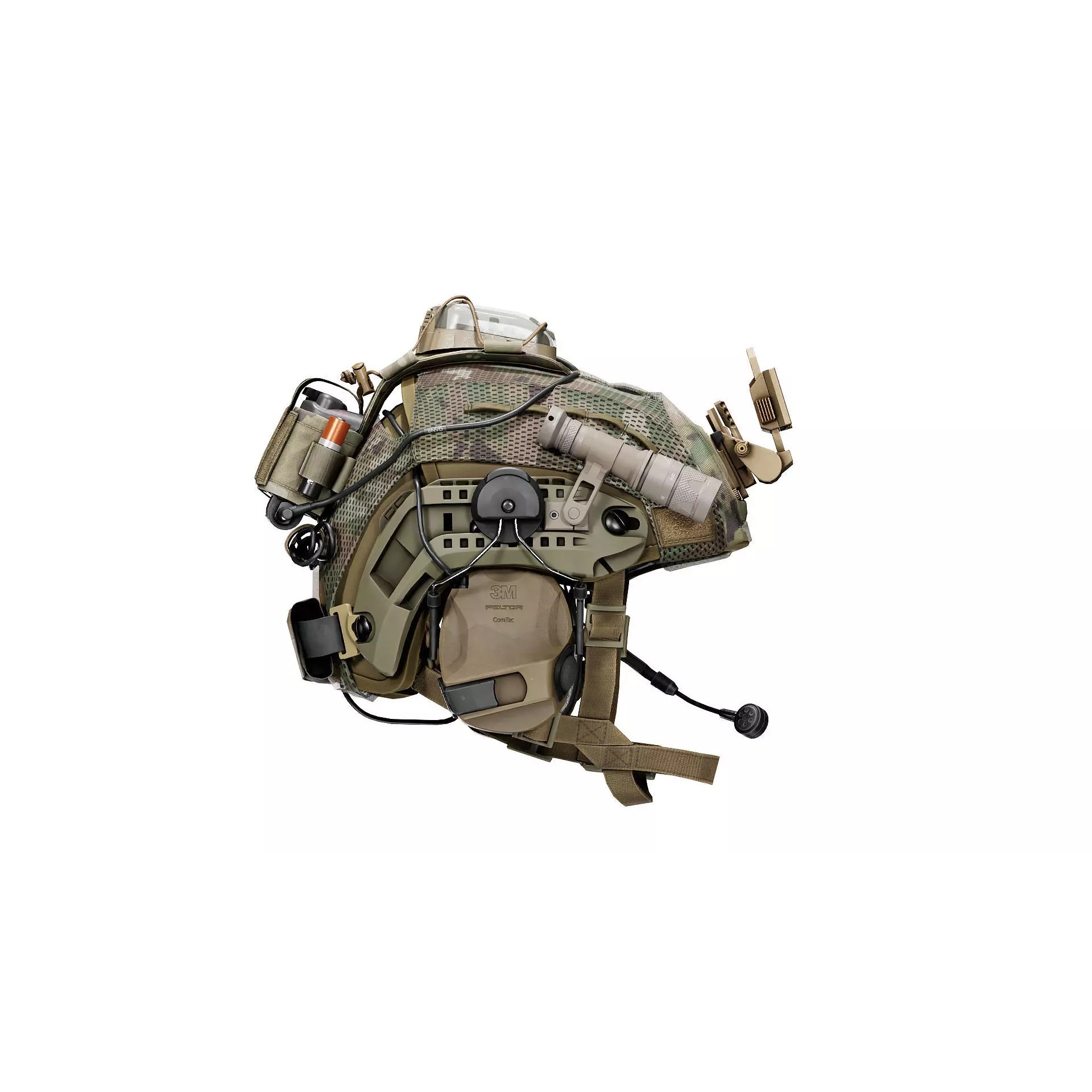 CRYE Precision Airframe Helmet - Low-Poly Game-Ready 3D Model - View 6